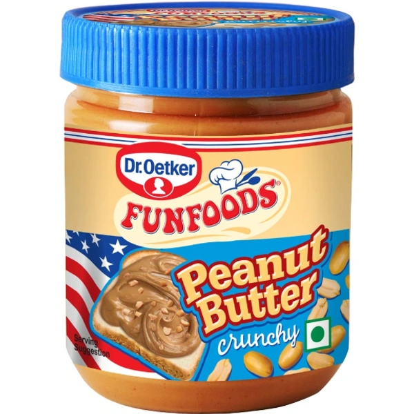 Dr. Oetker Funfoods Peanut Butter Crunchy - 340gms